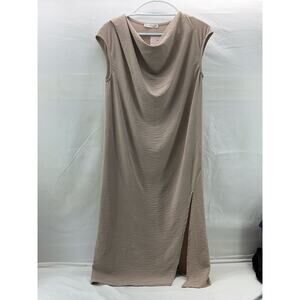 New women's tan small tank dress light weight